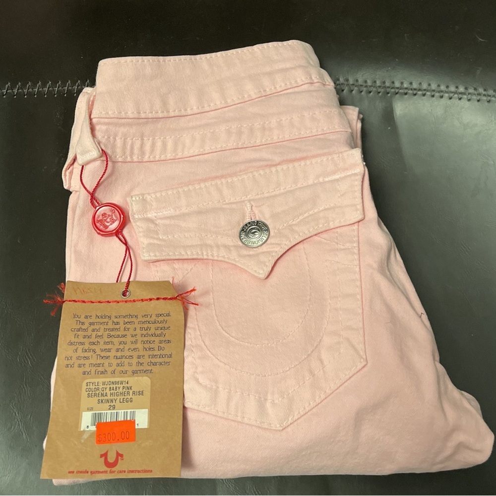 Pink Vintage True Religion Jean
